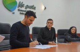 General Rodríguez: firma de convenio del programa "Buenos Aires CREA"
