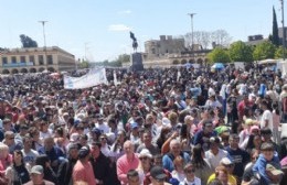 Peregrinación a Luján: La emoción desbordó a los caminantes