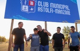 Pilar: comenzó la construcción del Club Municipal Astolfi Manzone