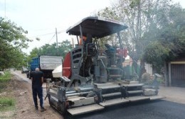 José C. Paz: comenzó la pavimentación de asfalto en barrio Urquiza