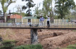 San Miguel: la comuna avanza con la construcción del nuevo puente sobre el arroyo Los Berros