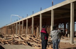 José C. Paz: el intendente coordinó trabajos en la obra de la nueva facultad de Ciencias, Tecnología e Innovación