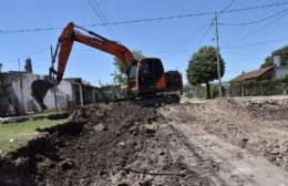 Continúan las obras en Merlo