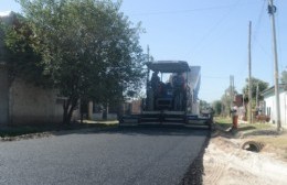 José C. Paz: continúa la pavimentación en distintos puntos de la ciudad