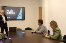 Allan visitó San Miguel para interiorizarse sobre el sistema de seguridad "Ojos en Alerta"